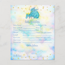 ブルードラゴン赤ちゃんシャワー予測とアドバイス