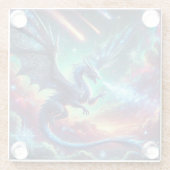 ブルードラゴン ガラスコースター (裏面)