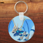 ブルードラゴン キーホルダー (正面)
