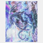 ブルードラゴン フリースブランケット (正面)