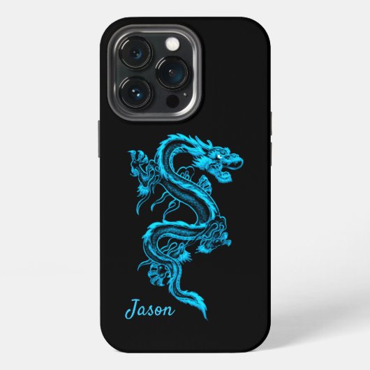 ブルードラゴン iPhoneケース (裏面)