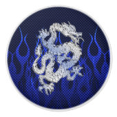 ブルードラゴンinクロムカーボンファイバースタイル セラミックノブ (正面)