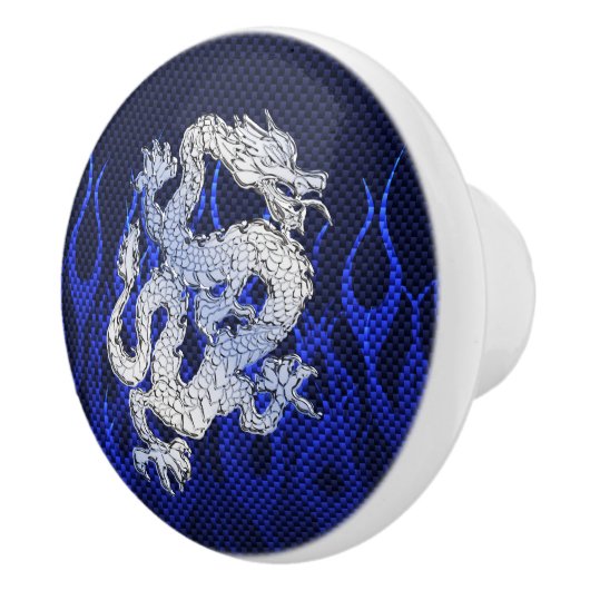 ブルードラゴンinクロムカーボンファイバースタイル セラミックノブ (右)