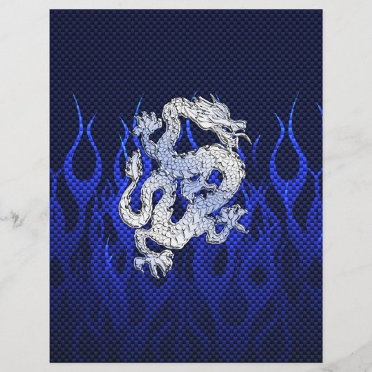 ブルードラゴンinクロムカーボンファイバースタイル チラシ (正面)