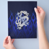 ブルードラゴンinクロムカーボンファイバースタイル チラシ (手)