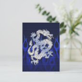 ブルードラゴンinクロムカーボンレーシングフレイムス ポストカード (スタンド正面)