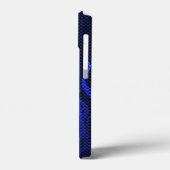 ブルードラゴンinクロムカーボンレーシングフレイムス Case-Mate iPhoneケース (裏面 / 左)
