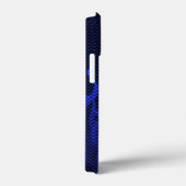 ブルードラゴンinクロムカーボンレーシングフレイムス Case-Mate iPhoneケース (裏面 / 右)
