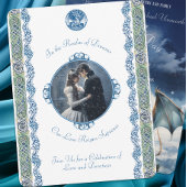 ブルードラゴンRSVPケルト結婚式招待状 招待状