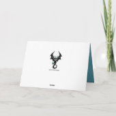 ブルードラゴンvs恐竜誕生日 カード (裏面)