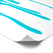 ブルードリップポ絵を描スター ポスター (角)