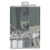 ブルードリンクフラスコの騎手を持つ競走馬 フラスク (裏面)