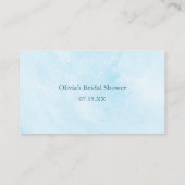 ブルードリーミー推測いくつのキスブライダルゲーム エンクロージャーカード (裏面)