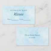 ブルードリーミー推測いくつのキスブライダルゲーム エンクロージャーカード (正面/裏面)