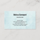 ブルードリームキャッスタイリッシュチャーボホスタイル 名刺 (裏面)