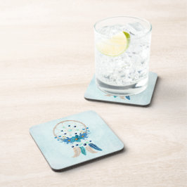 ブルードリームキャッスタイリッシュチャーボホデザイン コースター