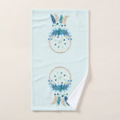 ブルードリームキャッスタイリッシュチャーボホデザイン バスタオルセット (ハンドタオル)