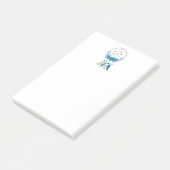 ブルードリームキャッスタイリッシュチャーボホデザイン ポストイット (アングル)