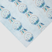 ブルードリームキャッチャースタイリッシュボホパターン 薄葉紙 (詳細)