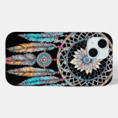 ブルードリームキャッチャー神秘的 Case-Mate iPhoneケース (裏面 (横))