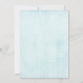 ブルードリームキャッチャー(花と羽のブライダル) 招待状 (裏面)