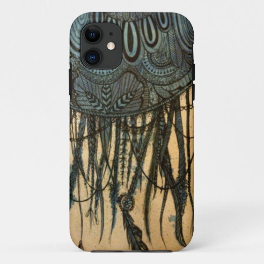 ブルードリームキャッチャーiPhone 5ケース Case-Mate iPhoneケース (裏面)