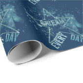 ブルードリームデイスター誕生日 ラッピングペーパー (ロールコーナー)