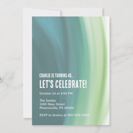 ブルードリーム招待状 招待状 (正面)