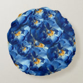 ブルードリーム、バラフローラドリームII、スロークッション ラウンドクッション (裏面)