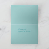 ブルードルフィンアートおもしろいサンキューカード サンキューカード (内部)