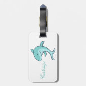 ブルードルフィンズリーピングThunder_Cove ラゲッジタグ (裏面縦)