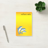 ブルードルフィンズ踊りインザトロピカルサン ポストイット (オフィス)