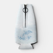 ブルードルフィンパーソナライズされたボトルクール ボトルクーラー (裏面)