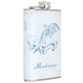 ブルードルフィンビニール包まれたフラスコ フラスク (右)