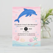 ブルードルフィン海誕生日 招待状 (スタンド正面)