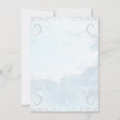 ブルードルフィン結婚ズリハーサルディナー招待状 招待状 (裏面)