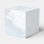 ブルードルフィン結婚式の引き出物ボックス フェイバーボックス (裏面サイド)