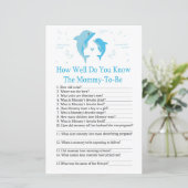 ブルードルフィン赤ちゃんシャワーゲームをどれだけ知っているか (スタンド正面)