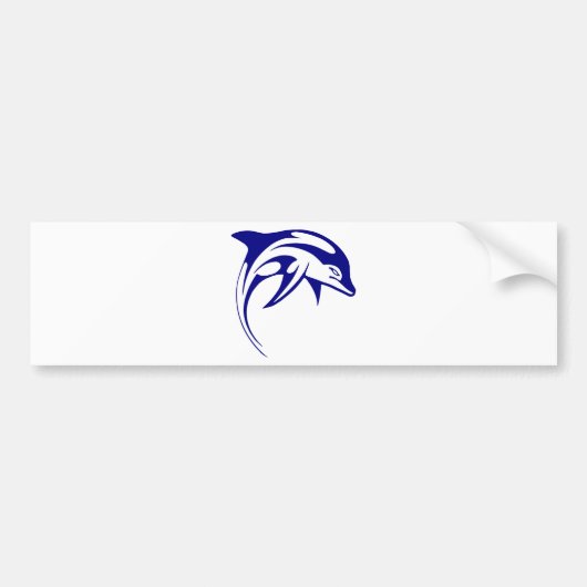 ブルードルフィン バンパーステッカー (正面)