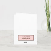 ブルードレスカード サンキューカード (裏面)