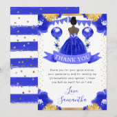 ブルードレスダークスキンプリンセスキンセアニェラ サンキューカード (正面/裏面)