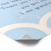 ブルードログラスチャイルド祈りの言葉 ポスター (角)