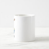 ブルードン面白いうどんダジャレ コーヒーマグカップ (中央)