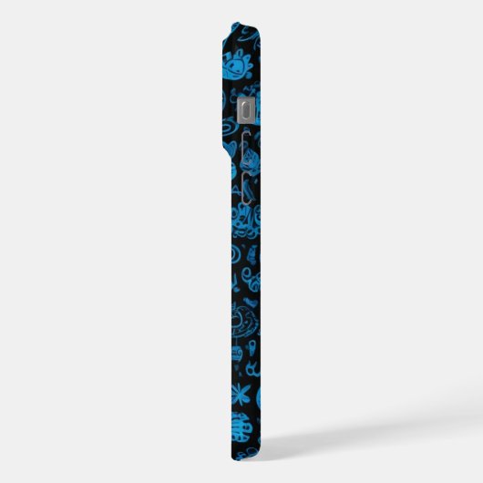 ブルードードルズiphone 15 pro max case iPhoneケース (左側面)