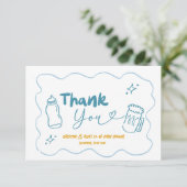 ブルードードルベビーはブルーイングサンキューカード サンキューカード (スタンド正面)