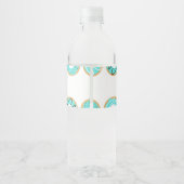 ブルードーナッツショップバースデーパーティー ペットボトルラベル (裏面)