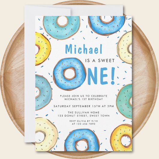 ブルードーナッツボーイ生誕祭パーティー 招待状