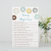 ブルードーナットベビーシャワー子供部屋ライムゲーム (スタンド正面)