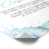 ブルードーナツとおむつ深夜おむつ ポスター (角)