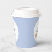 ブルードーナツスイートワン1st誕生日パーティーデコル 紙コップ (右)